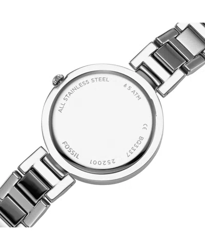Fossil Women's Karli Three-hand, Silver-tone Alloy Watch