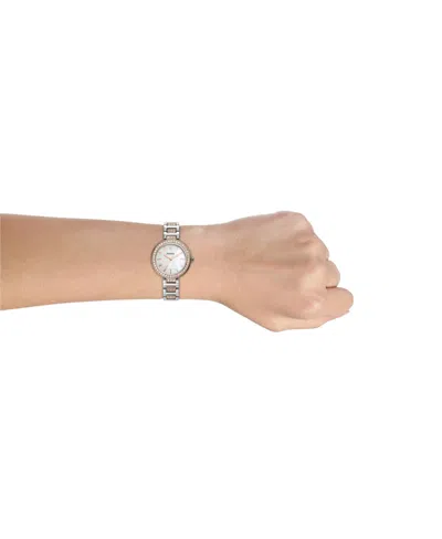 Fossil Women's Karli Three-hand, Silver-tone Alloy Watch