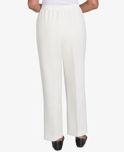 Alfred Dunner Women's Classic Poly Accord Short Length Pants