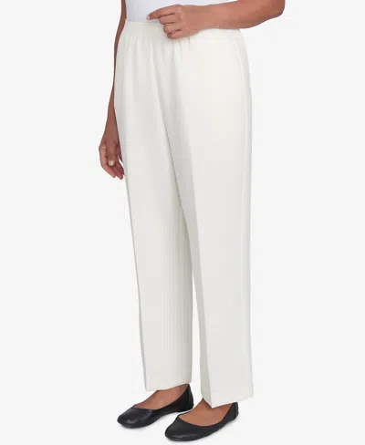 Alfred Dunner Women's Classic Poly Accord Short Length Pants