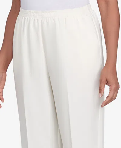 Alfred Dunner Women's Classic Poly Accord Short Length Pants