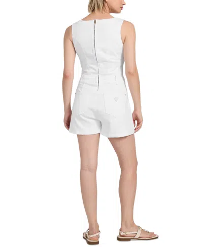Guess Women's Sunni Sleeveless Denim Romper