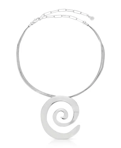 Ettika Aura Swirl Pendant Necklace