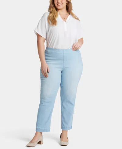 Nydj Plus Size Bailey Relaxed Ankle Pull On Jeans