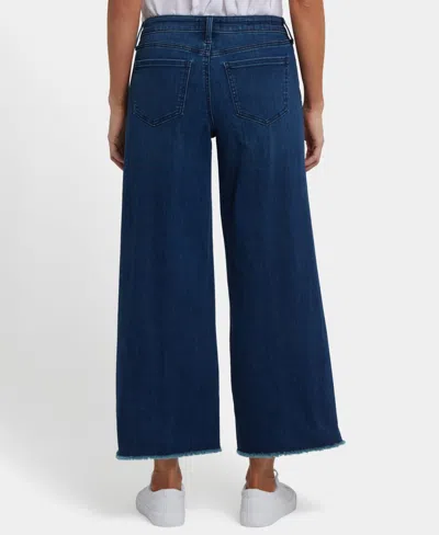 Nydj Jayne Womens High-rise Tencel Wide Leg Pants