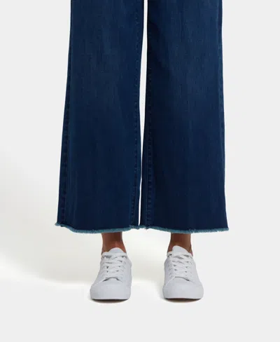 Nydj Jayne Womens High-rise Tencel Wide Leg Pants