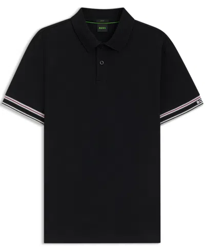 Hugo Boss Boss By  Men's Cotton Slim-fit Polo Shirt In Multi