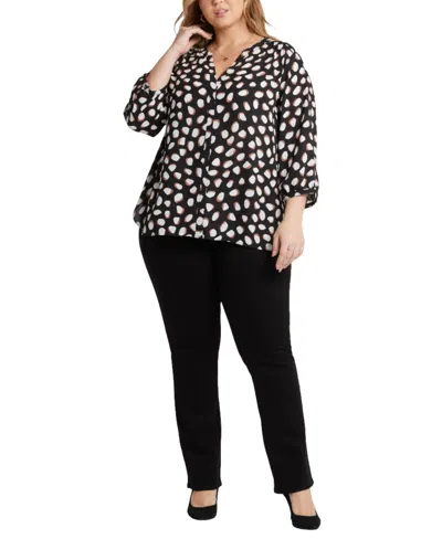 Nydj Pintuck Back Yoke Top