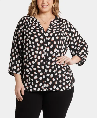 Nydj Pintuck Back Yoke Top