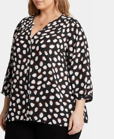Nydj Pintuck Back Yoke Top