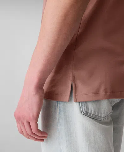 Calvin Klein Men's Short Sleeve Supima Cotton Polo Shirt In Brown