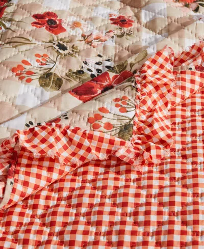 Greenland Home Fashions Cotton Reversible Quilted Throw, 50" X 60"