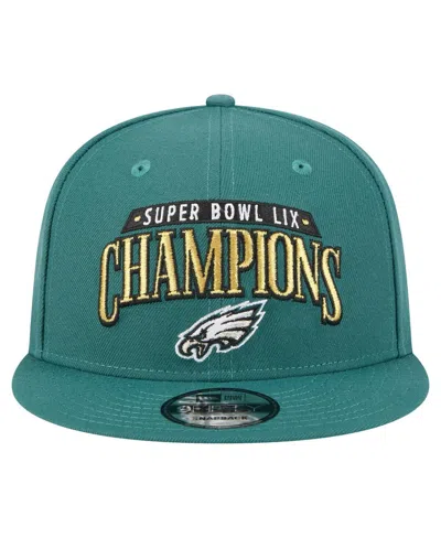 New Era Men's Midnight Green Philadelphia Eagles Super Bowl Lix Champions 9fifty Snapback Hat