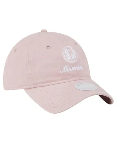 New Era Women'sâ Pink Dallas Mavericks Gameday Preppy 9twenty Adjustable Hat
