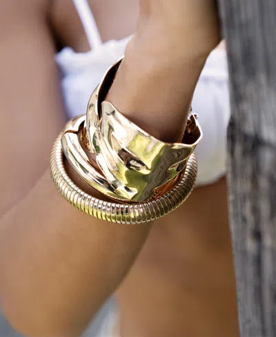 Ettika Melted Abstract Cuff Bracelet