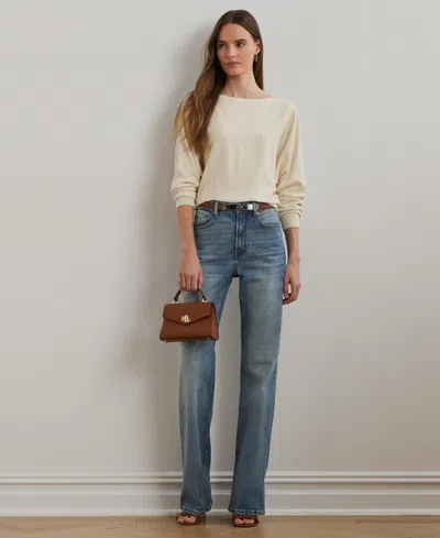 Ralph Lauren Women's Cotton-blend Dolman-sleeve Sweater