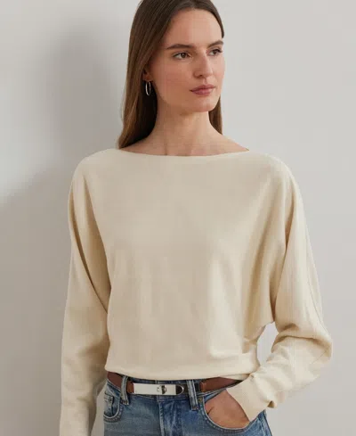 Ralph Lauren Women's Cotton-blend Dolman-sleeve Sweater