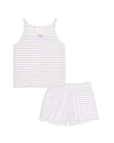 Splendid Girls' Tank & Short Set - Big Kid In White
