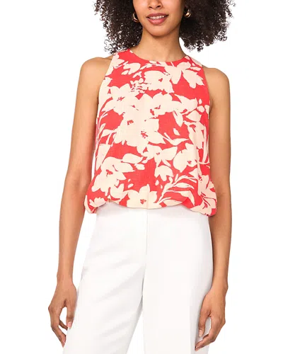Vince Camuto Balloon Hem Sleeveless Tank Top In Multi