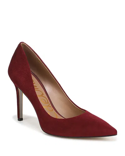 Sam Edelman Hazel Pointed Toe Pump In Red