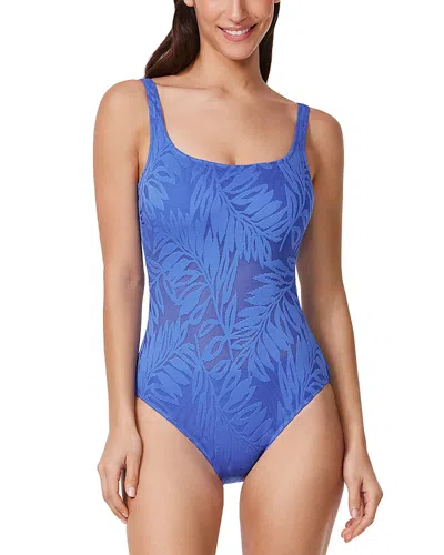 Profile By Gottex Skyfall Round Neck One Piece Swimsuit