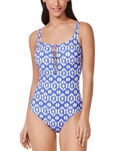 Profile By Gottex Mantra Square Neck One Piece Swimsuit