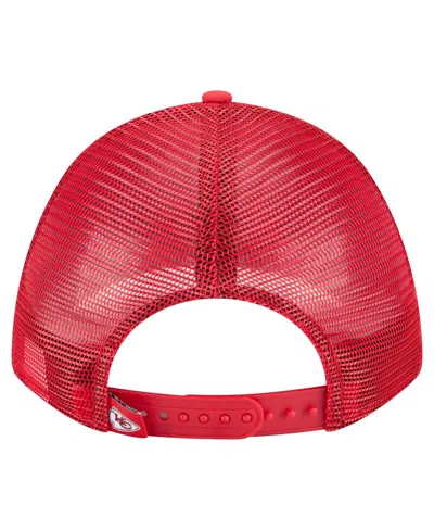 New Era Men'sâ Red Kansas City Chiefs Active Minimalist M-crown A-frame 9forty Adjustable Hat