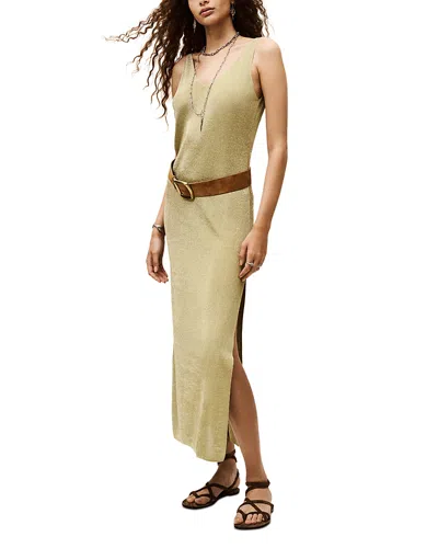 Ba&sh Ba & Sh Zalana Dress In Gold