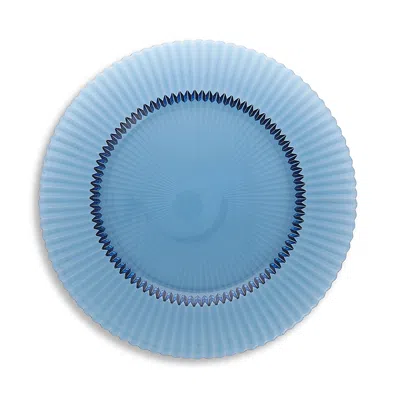 Fortessa Archie Set Of 4 Dinner Plates In Blue