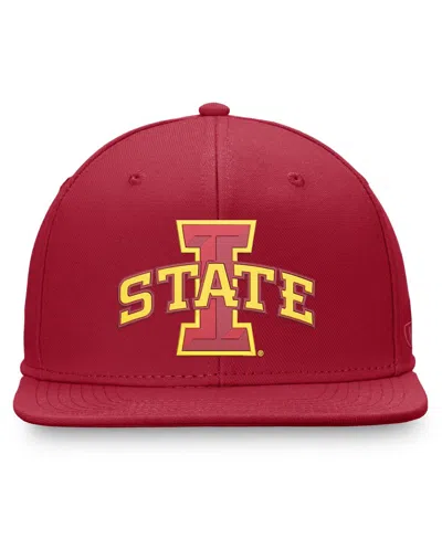 Top Of The World Men's Cardinal Iowa State Cyclones Fundamental Snapback Hat