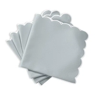 Matouk Savannah Gardens Napkin 22 X 22, Set Of 4 In Gray