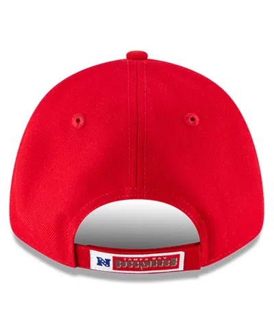 New Era Men's Red Tampa Bay Buccaneers 50th Anniversary Side Patch 9forty Adjustable Hat