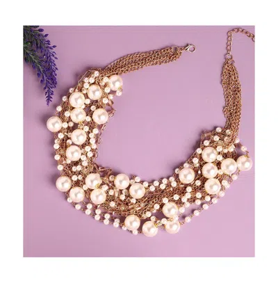 Sohi Pellet-cluster Statement Necklace