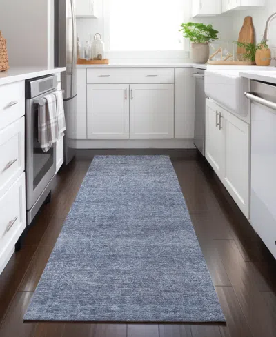 Dalyn Burano Bu1 2'3''x7'6'' Runner Area Rug In Blue