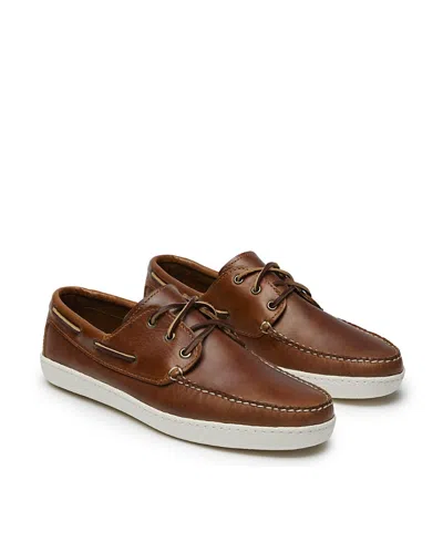 Quoddy Men's Runabout Boat Shoe In Brown