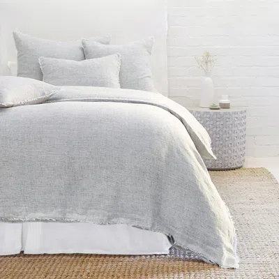 Pom Pom At Home Logan Duvet Cover In Gray
