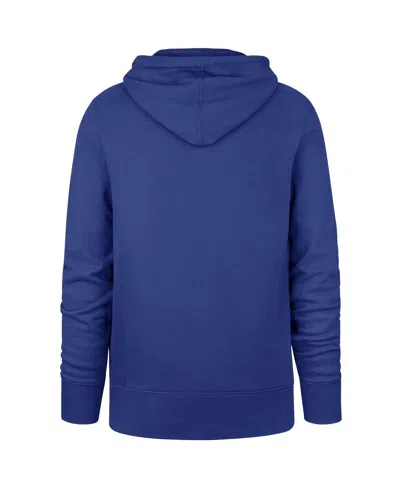 47 Brand Men's And Women's Royal New York Knicks Good Call Headline Pullover Hoodie In Blue