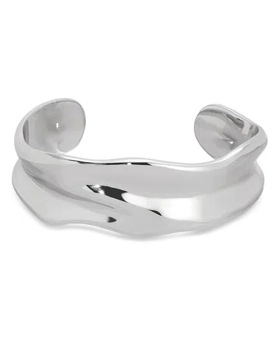 Ettika Wavy Days Cuff Bracelet In Metallic