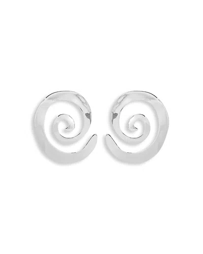 Ettika Aura Swirl Drop Earrings In Metallic