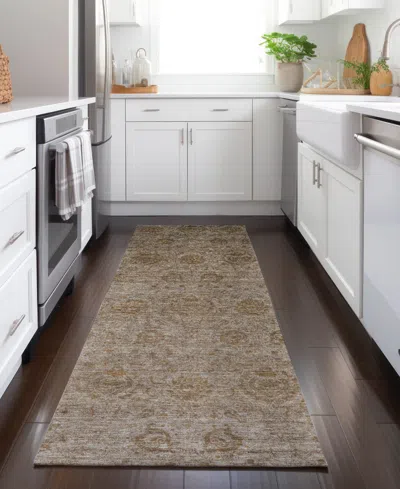Dalyn Burano Bu8 2'3''x7'6'' Runner Area Rug In Brown