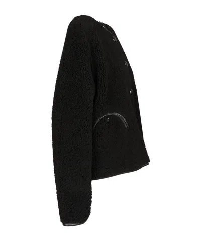 Blazé Milano Gliss Reversible Leather-trimmed Shearling Jacket