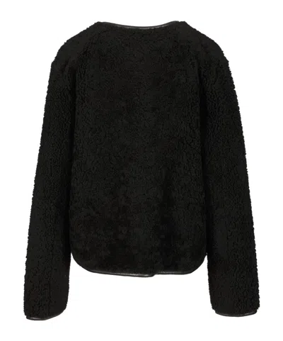 Blazé Milano Gliss Reversible Leather-trimmed Shearling Jacket