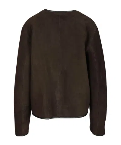 Blazé Milano Gliss Reversible Leather-trimmed Shearling Jacket