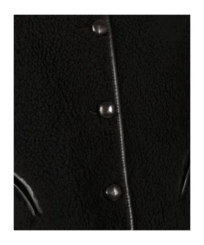 Blazé Milano Gliss Reversible Leather-trimmed Shearling Jacket