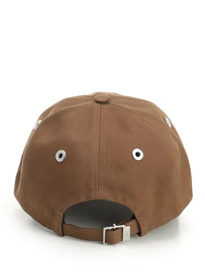Ami Alexandre Mattiussi Ami Paris Logo Embroidered Curved Peak Cap