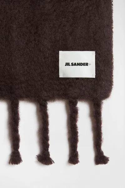 Jil Sander Men Plain Scarf With Jill Sander Label