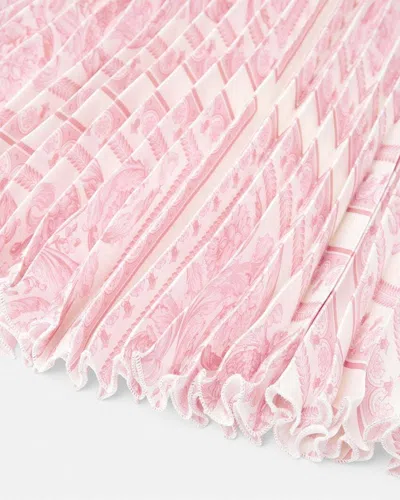 Versace Pleated Skirt In Multi