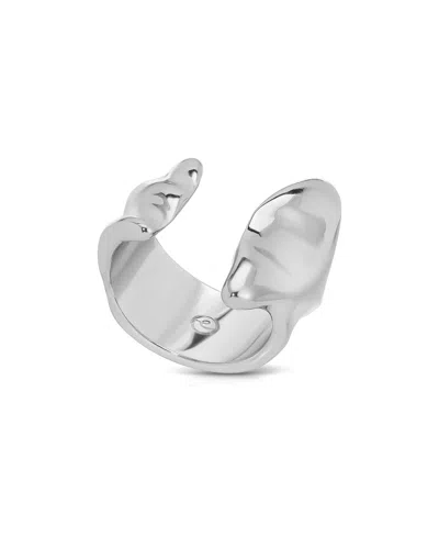 Ettika Liquid Luxe Open Ring In Metallic