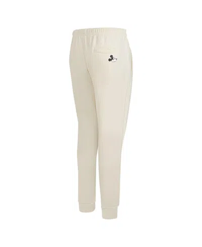 Freeze Max Women's Cream Mickey Mouse Hellow Mellow Fleece Jogger Pants