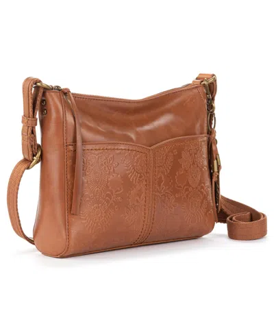 The Sak Women's Alameda Leather Crossbody In Brown